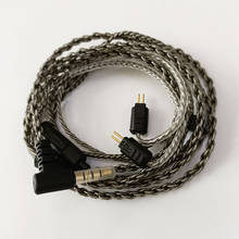 0,78 мм 2 Pin кабель для Уэстон TFZ 1964 W4r Um3x Es3 Es5 наушников сменный кабель с микрофоном для IPhone Samsung Android IOS 2024 - купить недорого