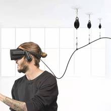 Sistema de polea de Cable VR silencioso, para HTC Vive/Vive Pro/Oculus Rifts/psvr/Windows VR/Valve index, gestión de cables VR, 6 uds. 2024 - compra barato