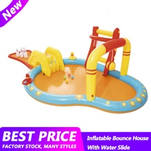 Inflatable Water Jet Slide Swimming Pool for Children Family Kids Water Park Pool Ocean ball Party Garden Yard Outdoor Toys 2024 - buy cheap