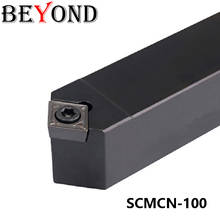 BEYOND Suporte de ferramenta de torno externo Haste do cortador de torneamento Insertos de metal duro SCMCN SCMCN1616H09-100 12mm 16mm 20mm 2024 - compre barato