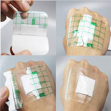 Fita médica transparente adesiva de gesso, adesivo respirável à prova d'água, curativo medicinal de 6x7cm 6x10cm com 10 peças 2024 - compre barato