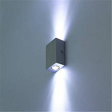 Moderno 6w(2*3w) conduziu a lâmpada de parede arandela luz da noite luminária design moderno para cima/para baixo AC85-265V interior luz poupança energia luminária lâmpada 2024 - compre barato