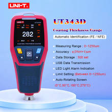 Medidor de espesor UNI-T UT343D, medidor Digital de recubrimiento, probador de espesor, Detector de revestimiento automotriz, medidor de pintura de coche 2024 - compra barato