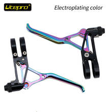 Litepro Bicycle Brake Lever Aluminum Alloy AL7075 CNC Ultralight 64g Folding Bike 2024 - buy cheap