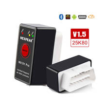 NEXPEAK NX101PRO Elm327 Bluetooth-compatible V1.5 Engine code reader Mini OBD2 Scanner  Car Diagnostic Tool OBD 2 Auto Scanner 2024 - купить недорого