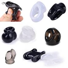 1PCS  Men Male Delay Ejaculation Penis Ring Cock Ring Penis Sleeve Scrotal Binding Ring Sex Toys For Chastity Cage Adult Product 2024 - buy cheap