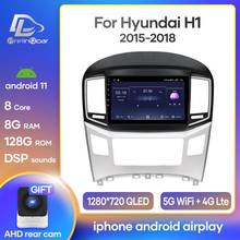 Prelingcar-Radio Multimedia con GPS para coche, Radio con reproductor de vídeo, sin DVD, 2 Din, ocho núcleos, DSP, 4G, Android 10, para Hyundai H1 2 2017 2018 2024 - compra barato