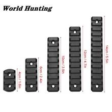 Tactical m-lok picatinny ferroviário 5 7 9 11 13 slots mlok escopo montar tecelão náilon picatinny trilhos laterais seção sistema mlok 2024 - compre barato
