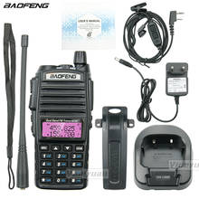 Baofeng-UV-82 de doble banda VHF/UHF, 136-174/400-520 MHz, 8W, transceptor FM portátil, Radio bidireccional impermeable, escáner Amateur, 2 uds. 2024 - compra barato