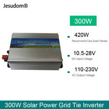 300W On-grid Solar Power Inverter with Pure Sine Wave DC 10.5-28V to AC110V, 50/60HZ Grid Tie Inverter Grid Connect Inverter 2024 - buy cheap