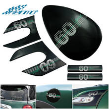 60 ° aniversário para mini cooper f55 f56 acessórios decoração de carro decalques estilosos para mini f56 adesivo 2024 - compre barato