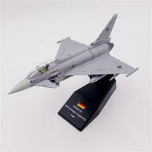 Modelo militar de juguete a escala 1/100, EF-2000 de caza Typhoon de Omán Eurofighter, figura de juguete de la Fuerza Aérea, Avión de Metal fundido a presión 2024 - compra barato