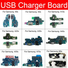 Cargador USB para Samsung Galaxy A8s A9s A10s A20s A30s A40s A50s A70s conector de carga USB reemplazo de la placa de puerto 2024 - compra barato