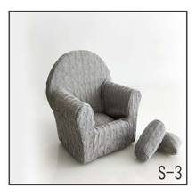 2 Size Newborn and 100 Days Baby Photography Props Posing Mini Sofa Photography Chair Infant Studio Shooting Props Multi Colors 2024 - buy cheap
