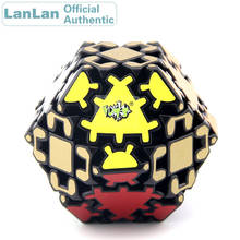 LanLan Gear-cubo mágico Tetradecahedral para niños, rompecabezas de velocidad Neo, antiestrés, 6 bordes, 14 lados, juguetes educativos 2024 - compra barato