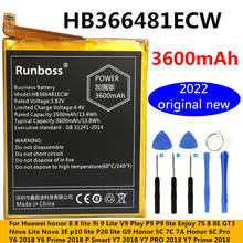 3600mAh New Original HB366481ECW Battery For Huawei Honor 6C pro v9 play JMM-L22 P9 Ascend P9 Lite G9 honor 8 5C 7A Pro 7C Pro 2024 - buy cheap