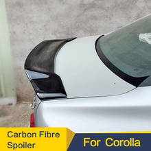 Rear Wing Spoiler Use For Toyota Corolla Carbon Fiber Rear Trunk Lid Car Sport Spoilers Wing For Corolla 2006 - 2013 2014 - 2017 2024 - buy cheap