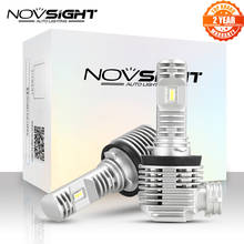 NOVSIGHT-bombilla LED para faro delantero de coche, luz antiniebla H8 H11, HB3 9005 HB4 9006 6000K, 12V, 1:1, h7 2024 - compra barato