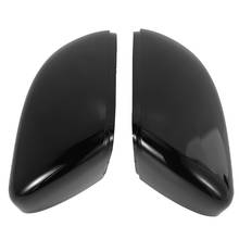 Gloss Black Wing Door Rear View Mirror Cover For Vw Touran Golf Mk6 2024 - buy cheap