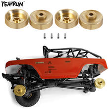 YEAHRUN-Juego de ejes de rueda de contrapeso de latón, piezas de coche trepador RC, 4 Uds., 5mm, 1/24 SCX24 90081 Axial 2024 - compra barato