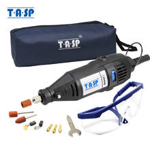 TASP 220V 130W Electric Mini Drill Grinder Rotary Engraver Tool Set with Safety Glasses and Accessories 2024 - buy cheap
