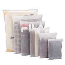 New 20Wires Zip Bag Frosted Seal Nonporous Lock Portable Pouch Storage Organizer Pocket Clothes Storage 30*40cm Container 2024 - buy cheap