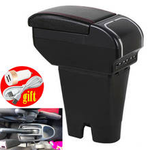 For Peugeot 107 Citroen C1 Toyota Aygo BJ armrest box central Store content box car-styling decoration With cup holder USB 2024 - buy cheap