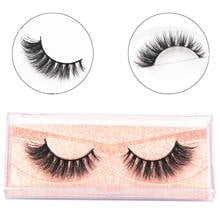 3D Lashes Mink False Eyelash Natural Long Eyelashes Lightweight Mink Lashes Fluffy Eyelashes Full lashes Wispy Makeup Lash D113 2024 - buy cheap