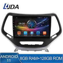 Автомагнитола LJDA с Android 10,0, DVD GPS для Chrysler 300C PT Cruiser Aspen Sebring Dodge Caliber джип Ram Grand Cherokee 2024 - купить недорого