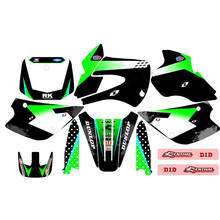 Equipo de Motocross 3M pegatinas gráficas fondos calcomanías para Kawasaki KX80 1994 1995 1996 1997 1998 1999 2000 para Kawasaki 80 KX 2024 - compra barato