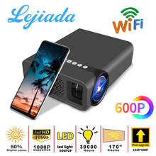 Lejiada-telefone celular yg530 com led, hdmi, usb, hd, 1080p, para sistema de home theater, filme, projetor portátil 2024 - compre barato