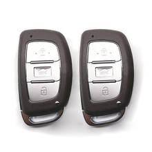 Чехол для ключа с тремя кнопками для Hyundai IX25 IX35 Mistra 2024 - купить недорого