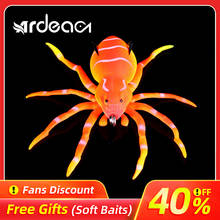 Мягкая искусственная рыболовная приманка Ardea в виде паука, 80 мм, 7 г, с крючком, в соленой воде, с реалистичным дизайном 2024 - купить недорого