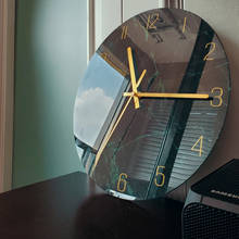 Luxury Glass Wall Clock Modern Silent Creative Watch Wall Clocks Home Deocr Living Room Kitchen Big Clock Reloj Cocina Gift 2024 - buy cheap