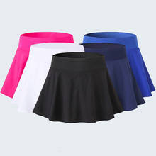 UNIX Sports Tennis Yoga Skorts Fitness Short Skirt Breathable Quick Drying Women Sport Anti Exposure Tennis Skirt 2024 - buy cheap