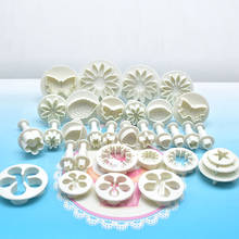 33pcs/set Plunger Fondant Cutter Cake Tool Cookie Mold Cookie Cutter DIY Craft 3D Bakeware Sets Baking Decorating Tools 2024 - buy cheap