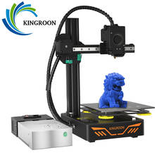 KINGROON DIY 3D принтер KP3S Модернизированный Высокоточный 3D принтер 180*180*180 мм жесткий металлический каркас принтер сенсорный экран 2024 - купить недорого