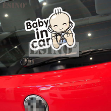 Funny Car Styling Warning Auto Decal Cartoon PVC Sticker Baby in Car Decorative Pattern Vinyl Car Bumper Body Vinyl 2024 - buy cheap