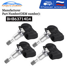 4 PCS Car Auto Parts For Mazda 2 3 5 6 CX-5 CX5 CX-6 CX6 CX-9 CX9 MX-5 Artz TPMS Tire Pressure Sensor Monitor BHB637140A 433MHZ 2024 - buy cheap