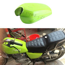 Tanque de combustible de GAS para motocicleta, cubierta de plástico y tapa de tanque, color verde fluorescente, para HONDA CG125, Café RACER, acero desnudo, novedad de 2017 2024 - compra barato