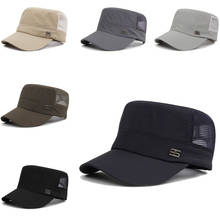 Four Seasons Adjustable Outdoor Sun Hats Baseball Cap Flat Mesh Hat for Men Tactical Male Cap Summer Casual Fashion Snapback Hat 2024 - buy cheap