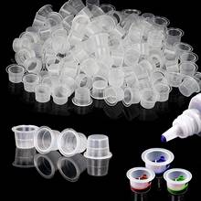 1000pcs Plastic 8mm 11mm 15mm Clear Tattoo Ink Cups Caps Holder Permanent Makeup Pigment Ink Caps Cups Tattoo Accessories 2024 - buy cheap