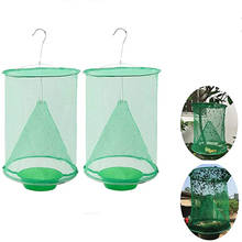 Trap Garden Home Yard Supplies Pest Control Reusable Hanging Fly Catcher Killer Flies Flytrap Cage Net New Safety Fly Traps 2024 - buy cheap