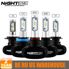 NIGHTEYE LED Headlights Bulbs H7 H4 H11 H8 H9 9005 HB3 9006 HB4 H1 8000LM Car Lamp 50W 6500K White Auto Headlamp Fog Light Bulbs 2024 - buy cheap