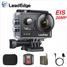 Экшн-камера LeadEdge 4K/30FPS 1080P/60FPS 20MP EIS Anti-Shake Внешний микрофон WiFi Remote Diving 30M Водонепроницаемая подводная камера 2024 - купить недорого