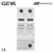 Защитное устройство от перенапряжения GEYA 2P DC SPD 600V 40KA, 50/60 Гц SPD DC 500V, защита от перенапряжения 2024 - купить недорого