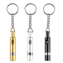1PC Cigar Punch Cigar Cutter Blade Key Ring Chain Draw Hole Black Cutters Gadgets Portable Pocket Cutting Smoking Accessories 2024 - buy cheap