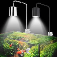 Lámpara de luz LED para acuario, luz descendente impermeable con Clip para pecera, guirnalda para cultivo, 12W, US 100-240V 2024 - compra barato