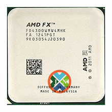 AMD FX-Series FX-4300 FX 4300 3.8 GHz Quad-Core CPU Processor FD4300WMW4MHK Socket AM3+ 2024 - buy cheap