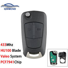 QWMEND Valeo System for Opel Key PCF7941 Chip Smart Car Key for Opel/Vauxhall Astra H 2004-2009, Zafira B 2005-2013 Remote Key 2024 - buy cheap